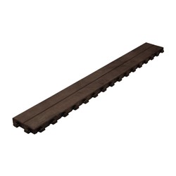 Модульное покрытие, 116,5 × 14,3 см, напольное, коричневое