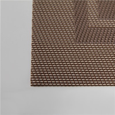 Салфетка сервировочная на стол «Окно», 45×30 см, цвет светло-коричневый