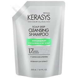KeraSys Hair Clinic Шампунь для волос для лечения кожи головы освежающий 500 мл