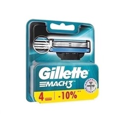 Сменные кассеты Gillette 4шт