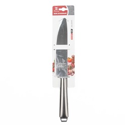Нож нерж сталь 33,5*4*1,5 см кухонный металл ручка Металлик Baizheng (1/144)