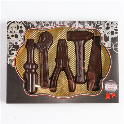 Подарочный набор фигур из тёмного шоколада "Инструменты", 165 г