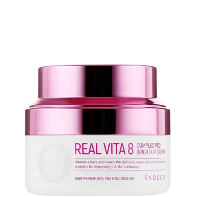 ENOUGH Крем для лица антивозрастной ВИТАМИНЫ Real Vita 8 Complex Pro Bright Up Cream 50 мл