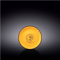 Блюдце Wilmax Spiral, d=12 см, цвет жёлтый