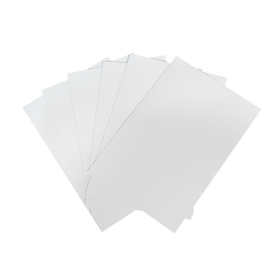 Картон белый А4 Calligrata, 8 листов, мелованный, 240г/м², картонная обложка