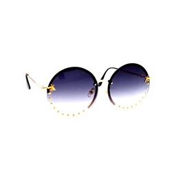 Солнцезащитные очки 2021- Gucci 9041 золото серый