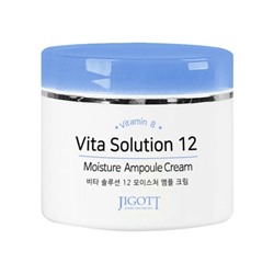 JIGOTT VITA SOLUTION 12 MOISTURE AMPOULE CREAM Ампульный крем для лица