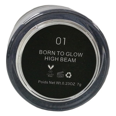 Рассыпчатый Хайлайтер с пуховкой NYX Bornto Glow High Beam № 1 7 g