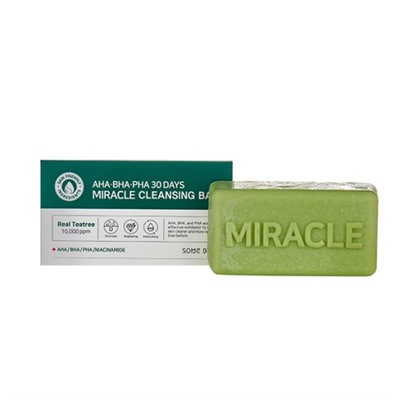 Очищающее мыло с кислотами SOME BY MI AHA·BHA·PHA 30 DAYS MIRACLE CLEANSING BAR