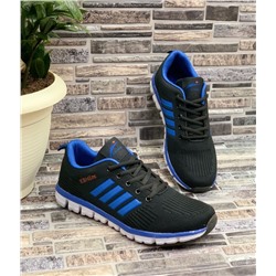 Мужские кроссовки 9185-3 черно-синие
