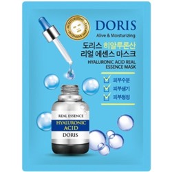 Корея Doris hyaluronic acid real essence mask тканевая маска для лица с гиалуроновой кислотой