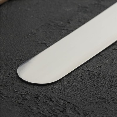 Лопатка-палетка Доляна «Виктори», 35,5×3,5 см, с пластиковой ручкой, прямая