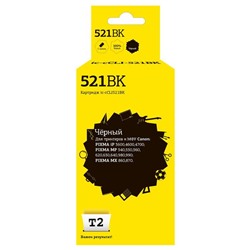 Струйный картридж T2 IC-CCLI-521BK (CLI-521BK/CLI 521/521BK/521) Canon, черный