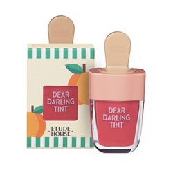 Увлажняющий гелевый тинт для губ Красный Абрикос Etude House Dear Darling Water Gel Tint Apricot Red