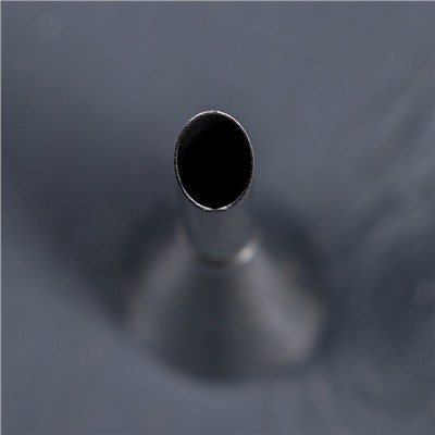 Насадка кондитерская для начинки «Эклер», d=2,4 см, выход 0,7 см, нержавеющая сталь