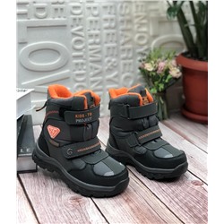 Детские зимние ботинки 7027-7 серые