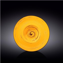 Тарелка глубокая Wilmax Spiral, d=24 см, 200 мл, цвет жёлтый