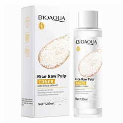 Тонер для лица с экстрактом риса BIOAQUA Rice Raw Pulp