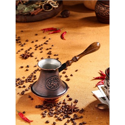 Турка для кофе "Армянская джезва", с песком, медная, 420 мл