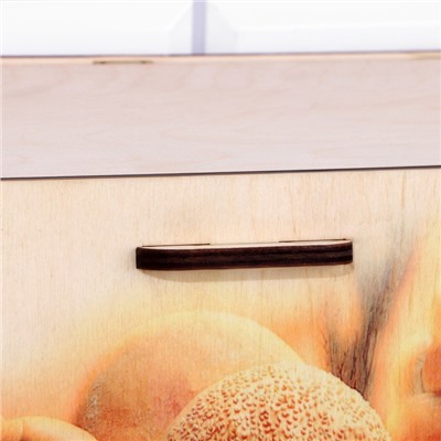 Хлебница деревянная с декором 35,6х20,4х18,3*0,6 см