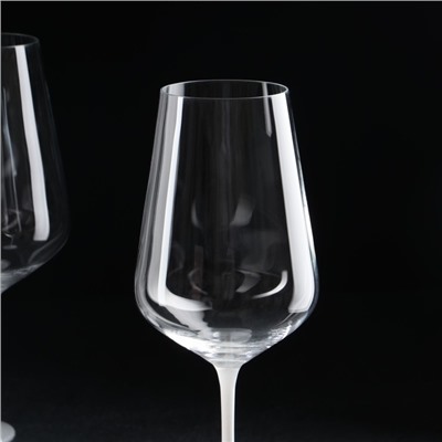Набор бокалов для вина «Сандра», 6 шт, 450 мл, хрустальное стекло