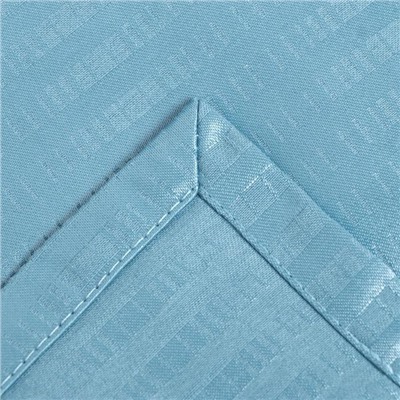 Скатерть Этель Shine 150*110 +/-3см, цв.серо-синий, пл. 192 г/м2, хл с ВГМО