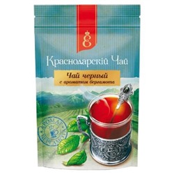 Краснодарский чай чёрный листовой с ароматом бергамота «Века» 90 гр
