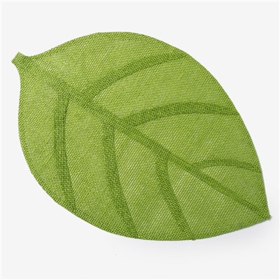 Салфетка сервировочная Доляна "Листочки", цв.зеленый, 30*45 см