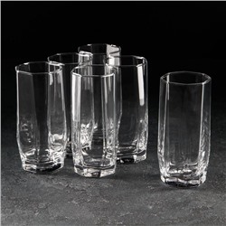 Набор стаканов высоких для коктейлей Hisar, 330 мл, 6 шт