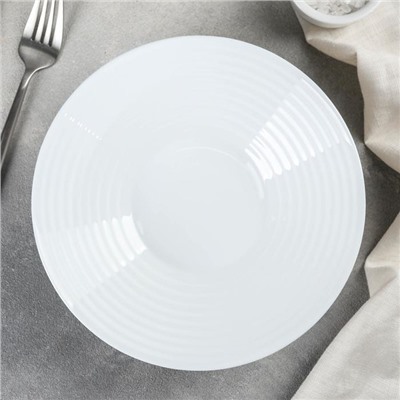 Тарелка суповая Luminarc Harena, d=20 см, стеклокерамика, цвет белый