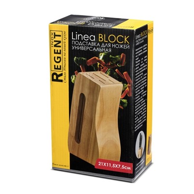 Подставка для ножей Linea BLOCK, 23х14х7 см