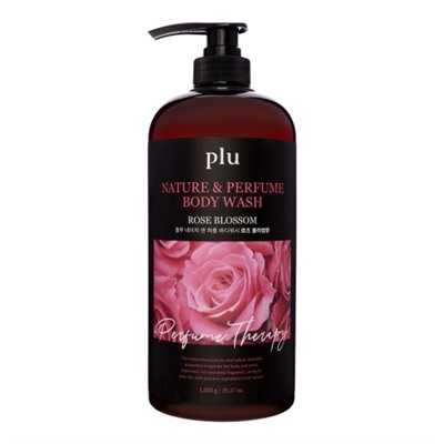 PLU Nature and Perfume Body Wash Rose Blossom Парфюмированный гель для душа с ароматом розы 1л