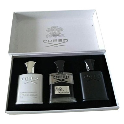 Подарочный набор Creed For Men 3x30 ml серебро