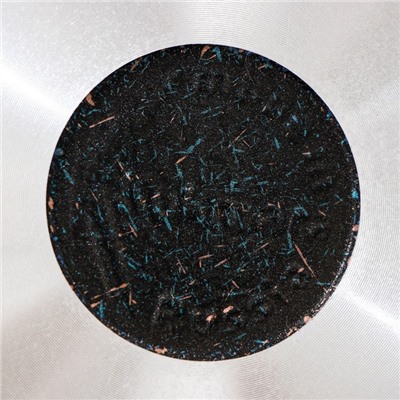 Сковорода Granit ultra, d=28 cм, пластиковая ручка, антипригарное покрытие, цвет чёрный