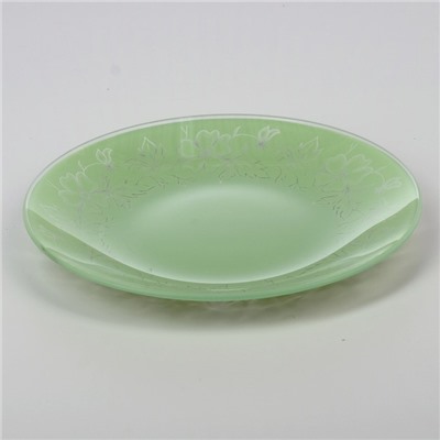 Сервиз столовый «Лара», 7 предметов: 6 тарелок d=20 см, 1 тарелка d=30 см, цвет салатовый