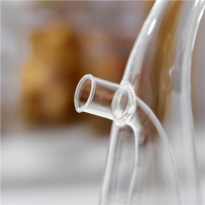 Бутыль стеклянная для соусов и масла 2 в 1 «Фьюжн. Эстет», 280/75 мл, 8×6,5×24 см