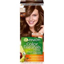 Garnier Краска для волос Color Naturals тон 4.3 Золотой каштан