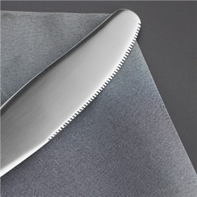 Нож столовый из нержавеющей стали, 23×2 см, цвет серебряный