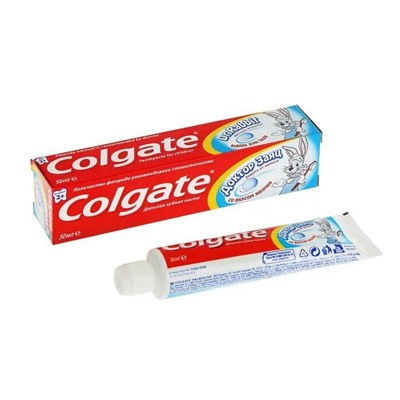 Зубная паста Colgate Доктор Заяц вкус жвачки, 50 мл