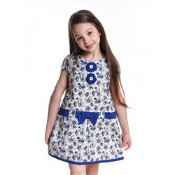 UD 2990 син/голуб  Mini Maxi Платье в цветочек (98-122см)