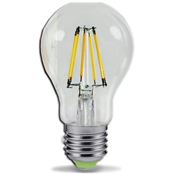 Лампа светодиодная декоративная  ASD LED 9Вт 230В Е27 3000к 810Лм Прозрачная A60-deco
