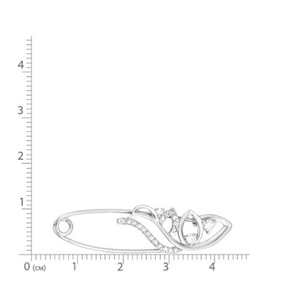 Серебряная булавка 752 *