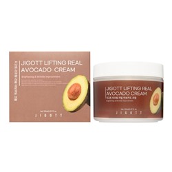 Jigott Lifting Real Avocado Cream Крем для лица с маслом авокадо с эффектом лифтинга  150мл