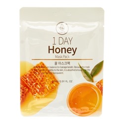 Тканевая маска для лица с мёдом MEDB 1 Day Honey Mask Pack