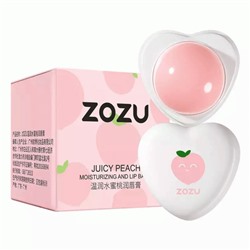 Бальзам для губ в стильной упаковке ZOZU JUICY PEACH