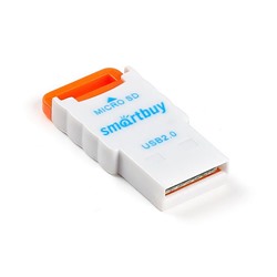 Картридер SBR-707-B MicroSD оранжевый Smartbuy (1/1)