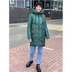 Женская зимняя куртка 21-88 (023) зелёная