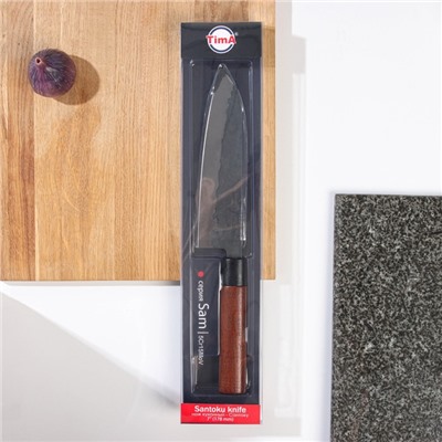 Нож кухонный «Сантоку», универсальный, лезвие 18 см