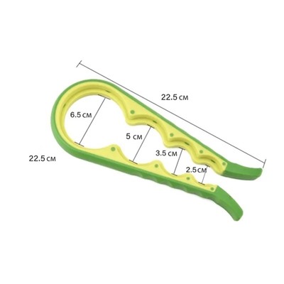 Многофункциональная открывалка для банок и бутылок Доляна, 22,5×9×2 см, цвет МИКС