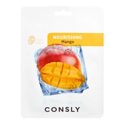 Питательная тканевая маска с экстрактом манго CONSLY Mango Nourishing Mask Pack
